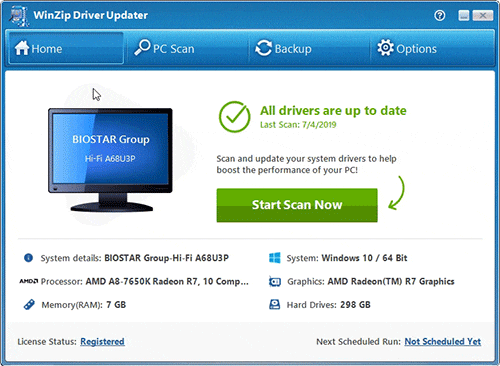 winzip driver updater windows 10 free download