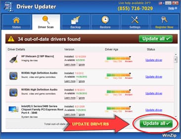 Thank You For Downloading Driver Updater By WinZip