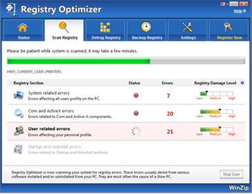 Winzip registry optimizer что это